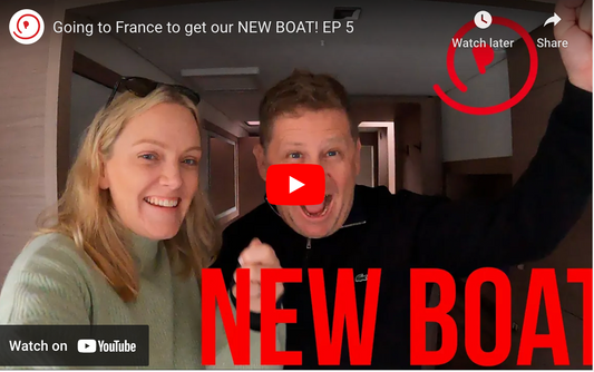 we pick up our new boat in France La Rochele