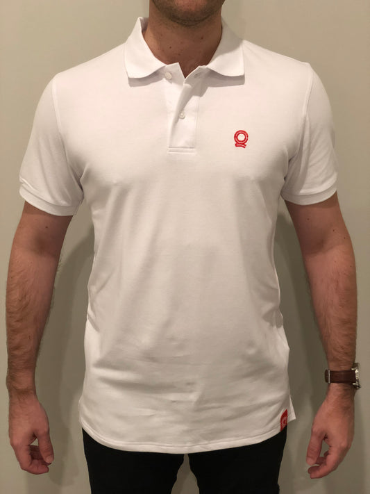 Men's Polo Shirt - White Wash