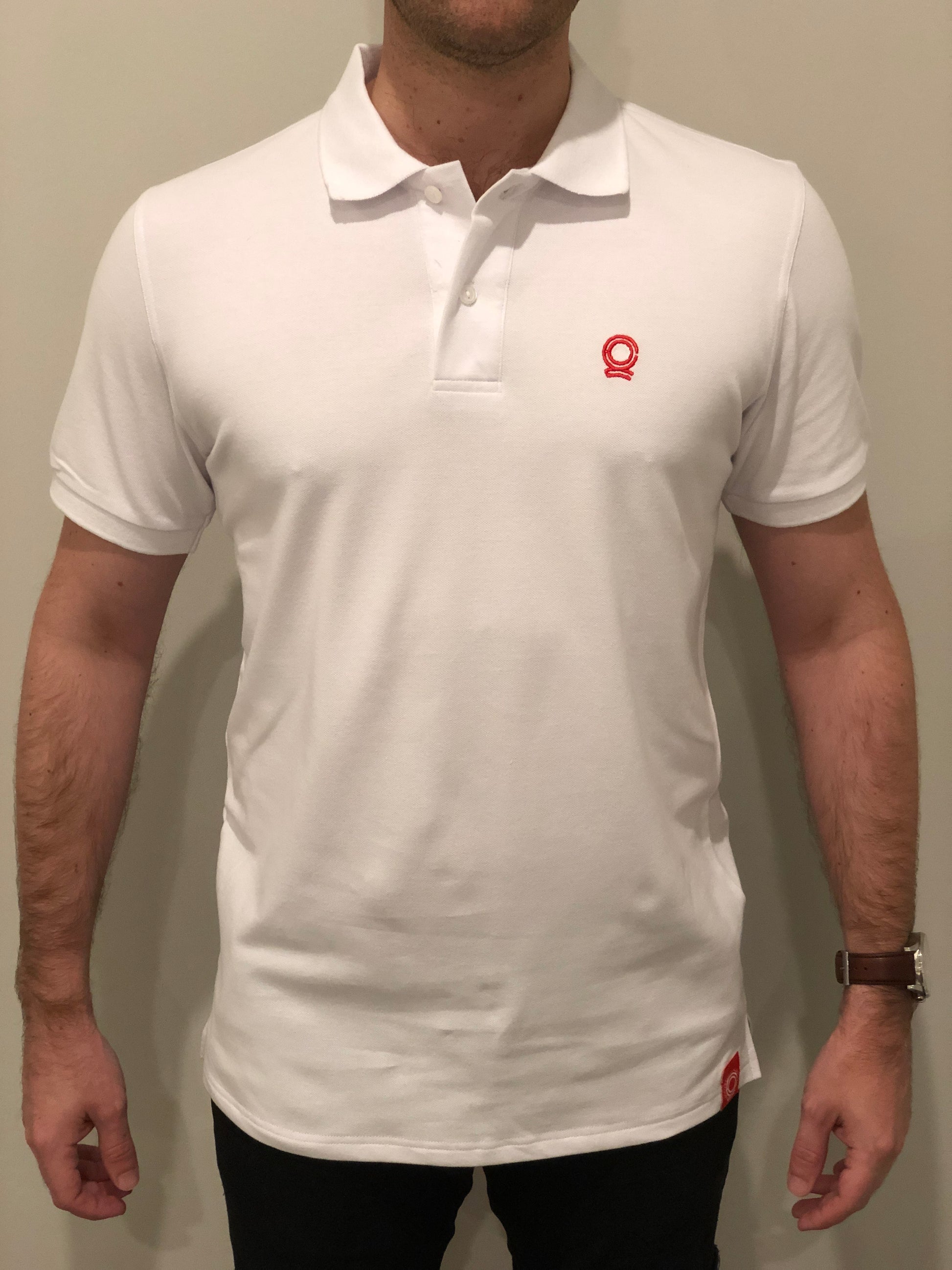Polo de hombre - Lavado blanco